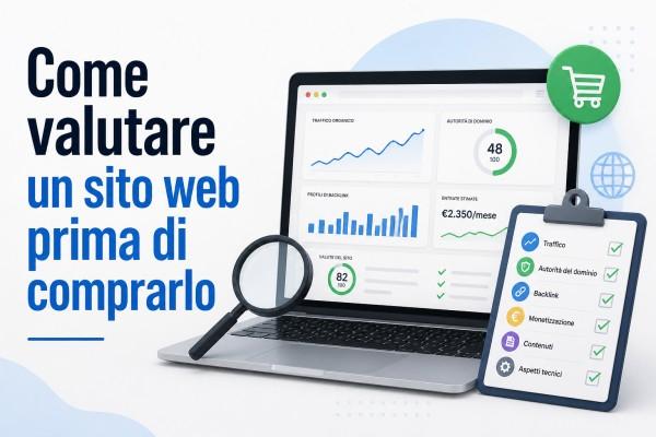 Come valutare un sito web prima di comprarlo 